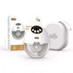 Golden Bee Electric Breast Pump for Feeding Mothers, Wearable Breast Milk Pump, Portable Rechargeable Breastfeeding Pump with 4 Modes & 12 Levels, 160ml BPA-Free Milk Cup, LED Display, 1200mAh battery , 1 Year Warranty